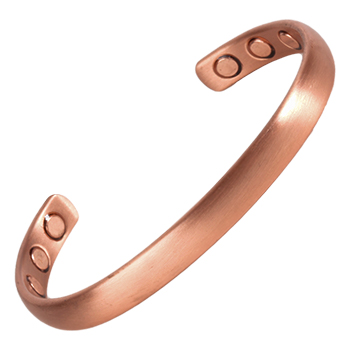 Copper Matt D Magnetic Bracelet